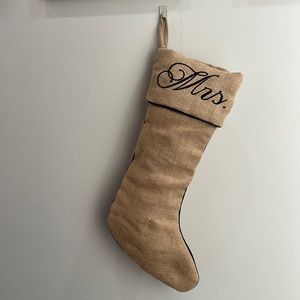 MRS holiday stocking